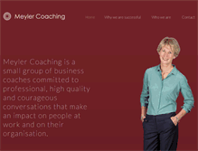 Tablet Screenshot of meylercoaching.co.uk